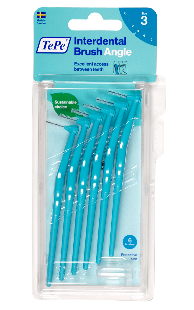 TePe Interdental Brushes Blue Angle (6pc/pk)
