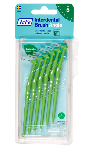 TePe Interdental Brushes Green Angle (6pc/pk)