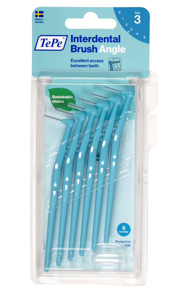 TePe Interdental Brushes Blue Angle (6pc/pk)