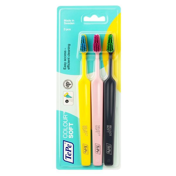 TePe Colour™ Soft Toothbrush (3pc/pk)