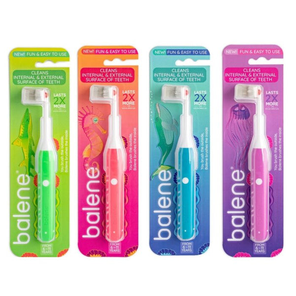 Balene DuoTech Electric toothbrush (with FREE kids toothbrush/Refills)