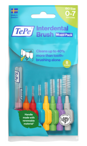 TePe Original Interdental Brushes Mixed Pack (8pc/pk)