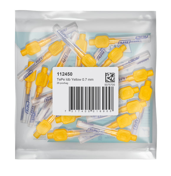 TePe Interdental Brushes Yellow Original (25pc/pk)