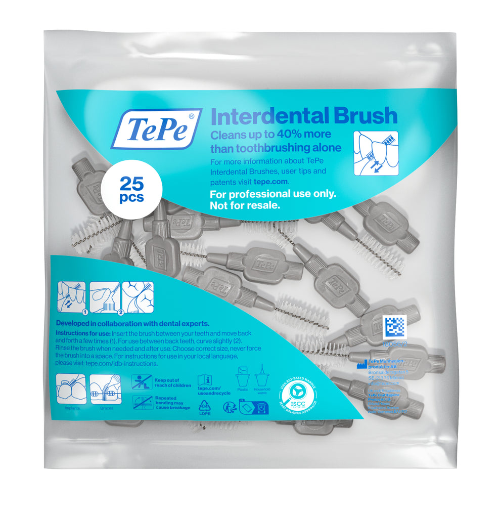 TePe Interdental Brushes Grey Original (25pc/pk)