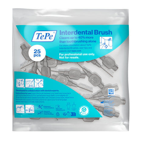 TePe Interdental Brushes Grey Original (25pc/pk)