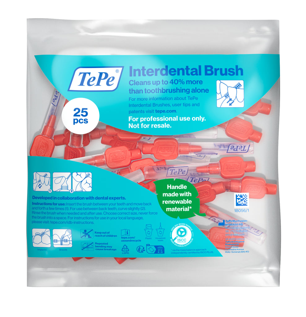 TePe Interdental Brushes Red Extra Soft (25pc/pk)