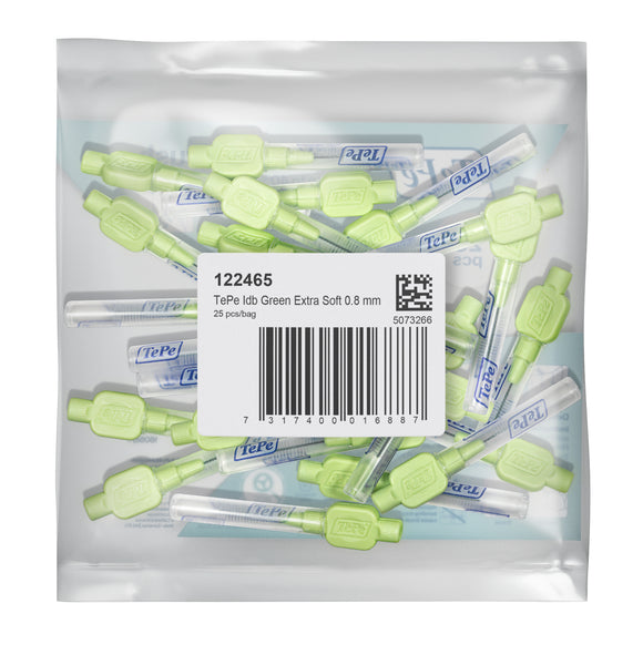 TePe Interdental Brushes Green Extra Soft (25pc/pk)