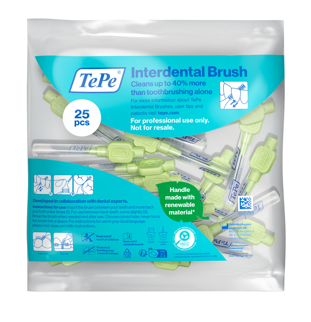 TePe Interdental Brushes Green Extra Soft (25pc/pk)