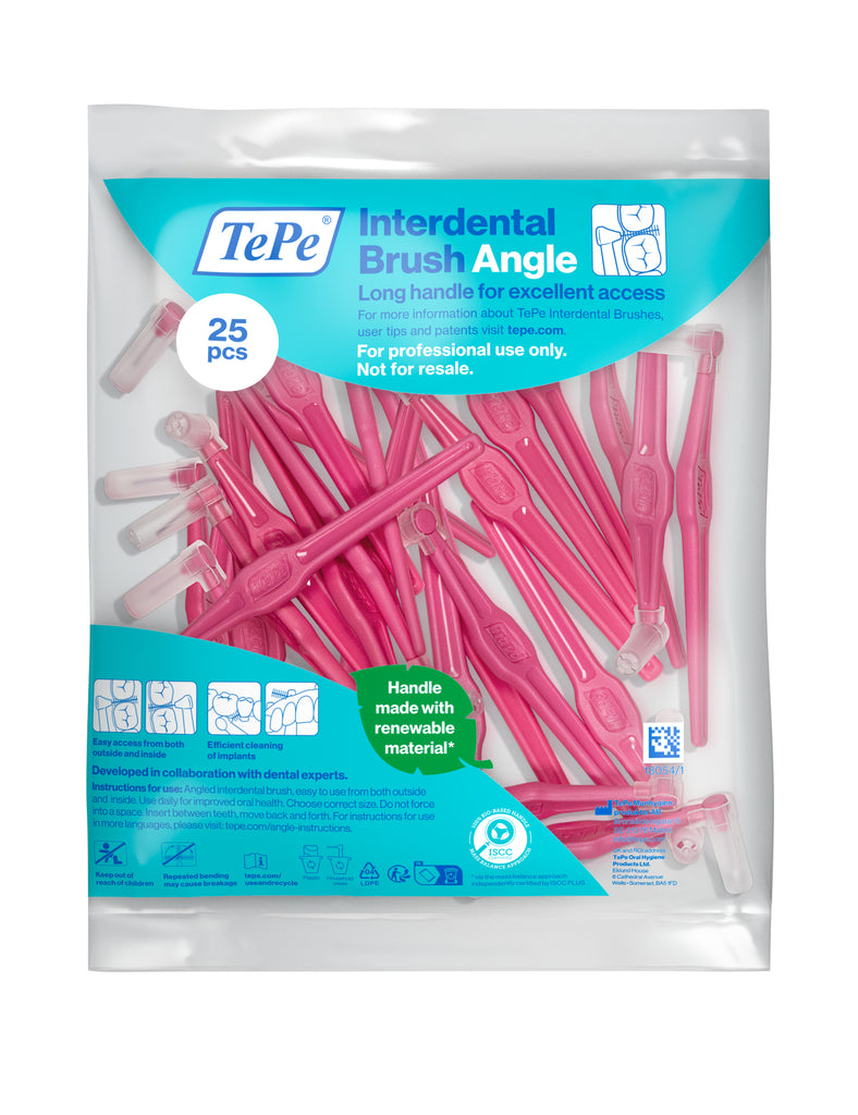 TePe Interdental Brushes Pink Angle (25pc/pk)