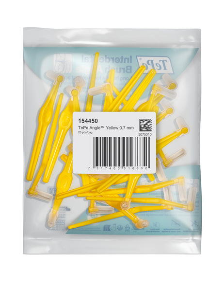 TePe Interdental Brushes Yellow Angle (25pc/pk)