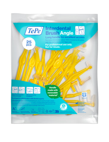 TePe Interdental Brushes Yellow Angle (25pc/pk)