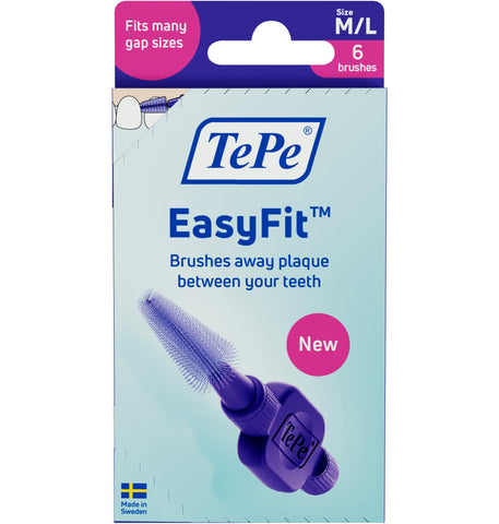NEW TePe EasyFit™ Size M/L - 6pc/pk