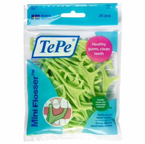 TePe Mini Flosser (36pc/pk) - 2 packs