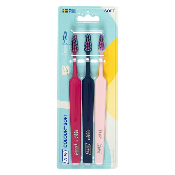 TePe Colour™ Soft Toothbrush (3pc/pk)