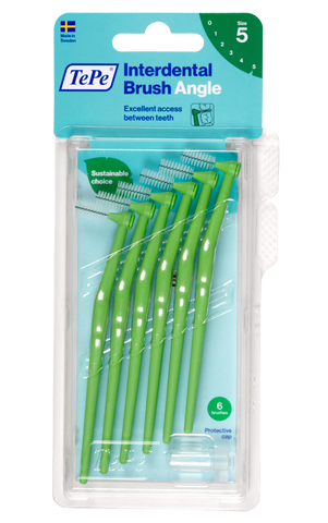 TePe Interdental Brushes Green Angle (6pc/pk) 