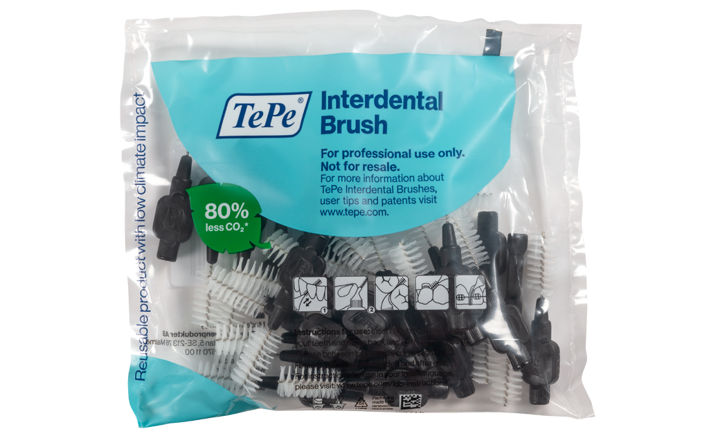 TePe Interdental Brushes Black Original (25pc/pk) (CP)