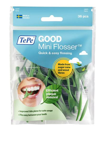 TePe GOOD Mini Flosser (36pc/pk) - 2 packs