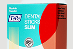 Tepe Dental sticks with Fluoride, Slim, 10 pk