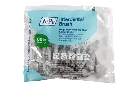 (PROMO BUNDLE) TePe Interdental Brushes Grey Original (25pc/pk) - 4 packs