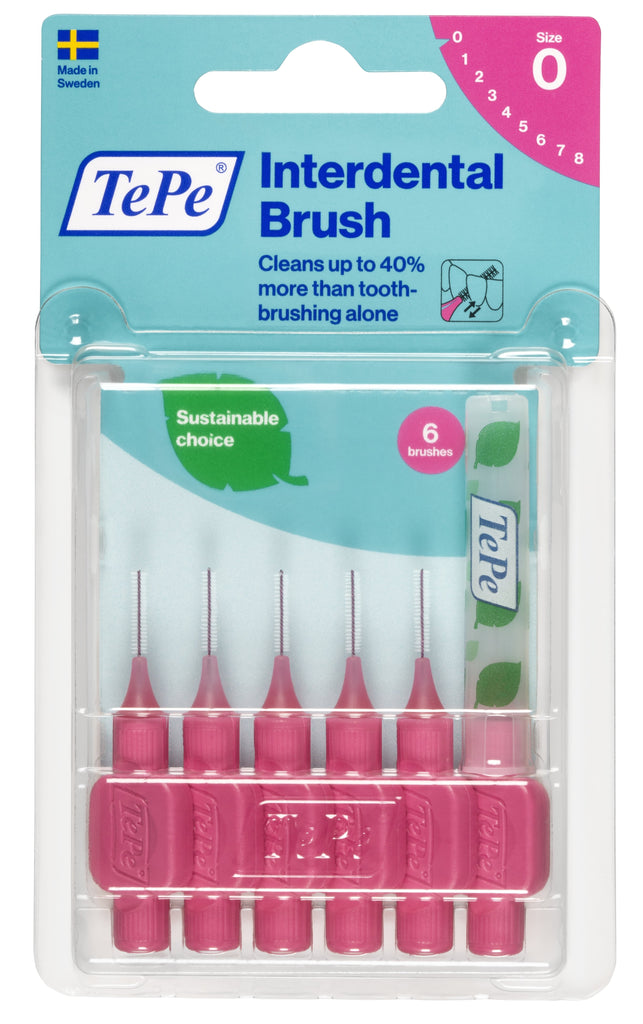 TePe Interdental Brushes Pink Original (6pc/pk)
