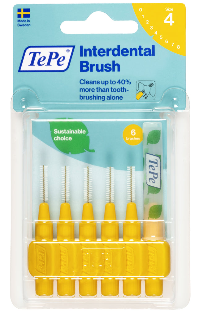 TePe Interdental Brushes Yellow Original 